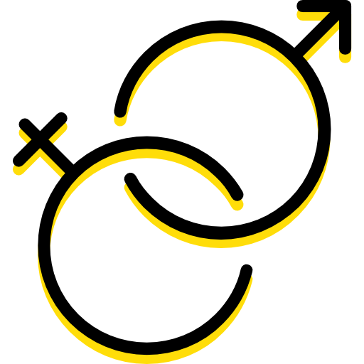 성별 Basic Miscellany Yellow icon