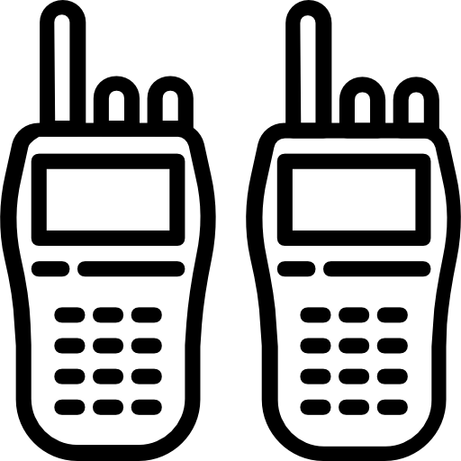 walkie talkie Basic Miscellany Lineal icono