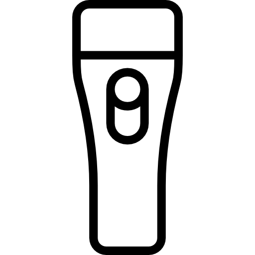 Flashlight Basic Miscellany Lineal icon