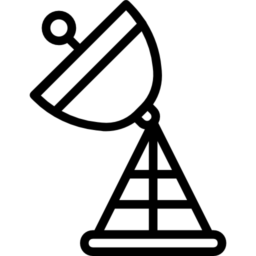 antenna parabolica Basic Miscellany Lineal icona