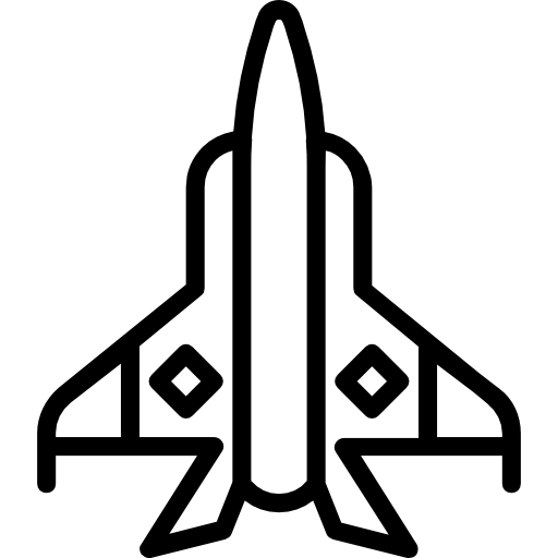 samolot Basic Miscellany Lineal ikona