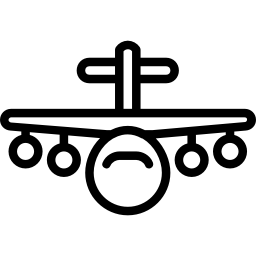 aereo Basic Miscellany Lineal icona