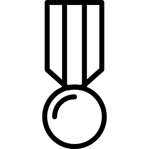 medalha Basic Miscellany Lineal Ícone