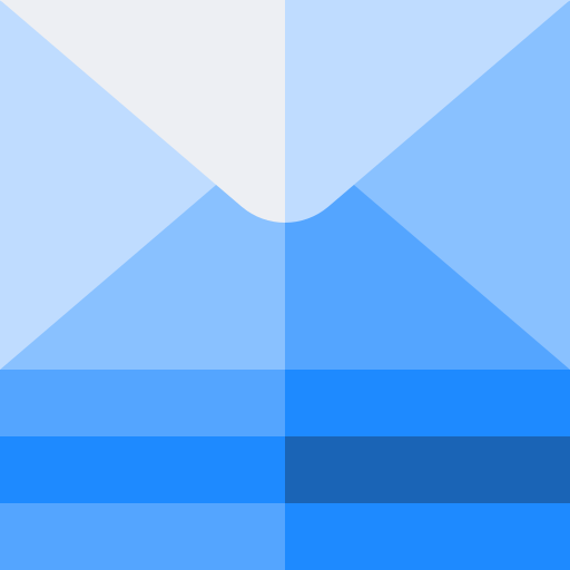 e-maile Basic Straight Flat ikona