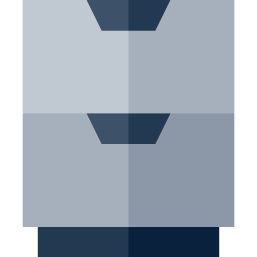 서류 캐비넷 Basic Straight Flat icon