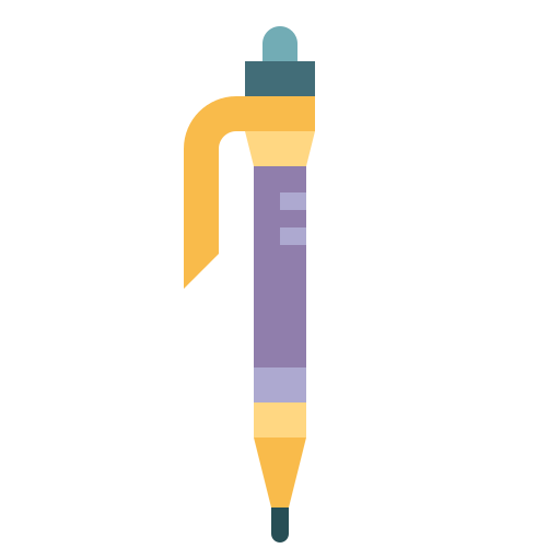 Pen Smalllikeart Flat icon