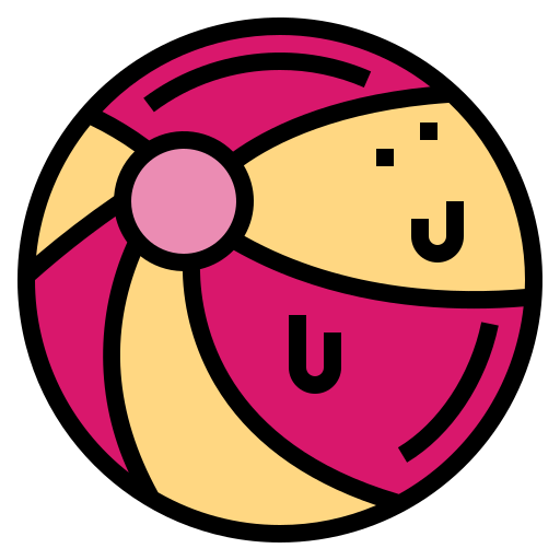 пляжный мяч Smalllikeart Lineal Color иконка