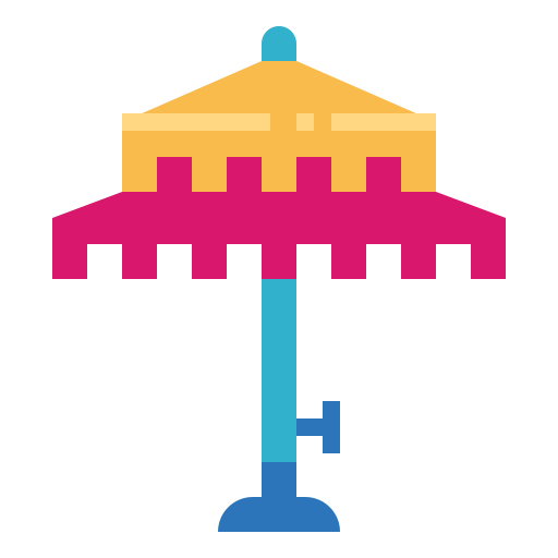 paraguas Smalllikeart Flat icono
