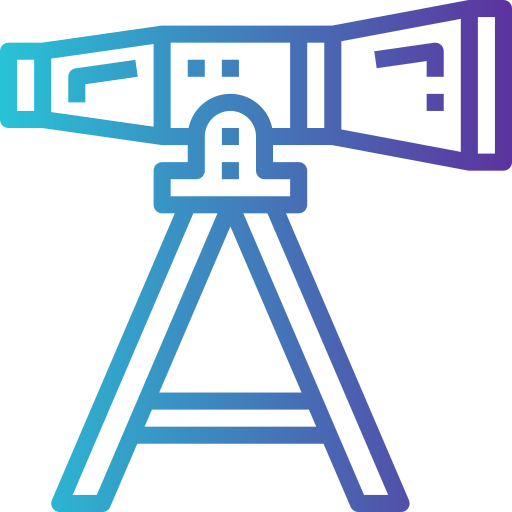 télescope Smalllikeart Gradient Icône