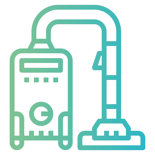 진공 청소기 Smalllikeart Gradient icon