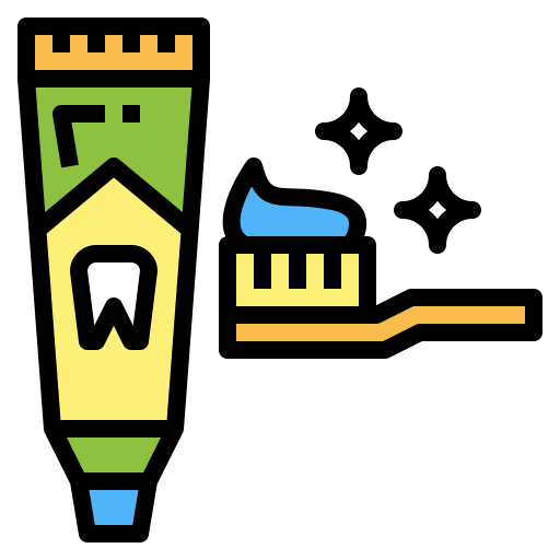 Toothpaste Smalllikeart Lineal Color icon