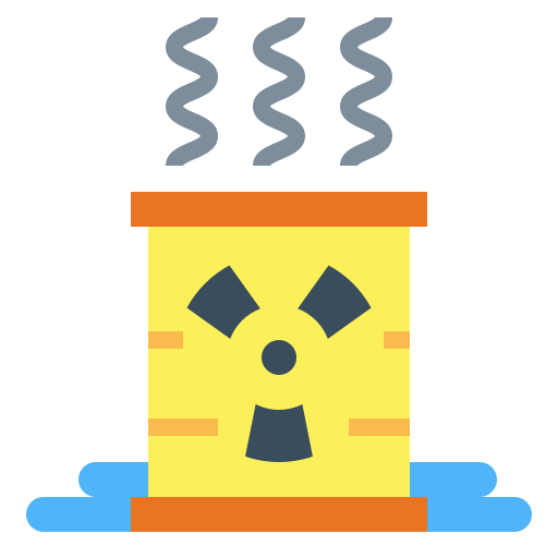 Radiation Smalllikeart Flat icon
