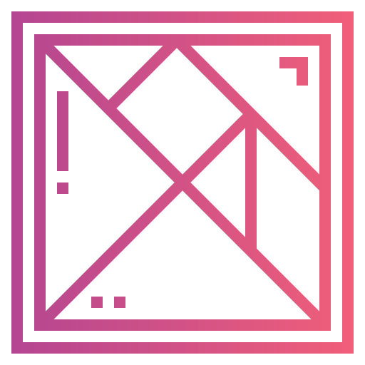 tangram Smalllikeart Gradient icona