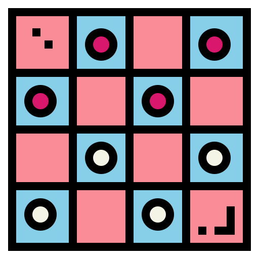 juego de damas Smalllikeart Lineal Color icono