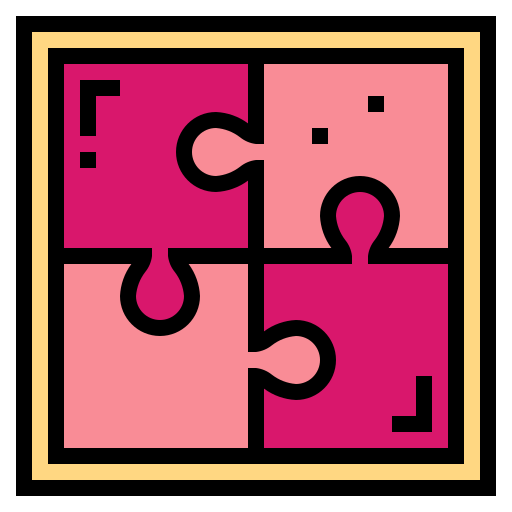 Puzzle Smalllikeart Lineal Color icon