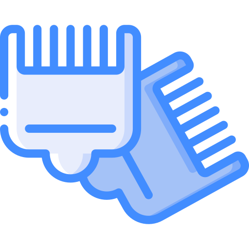 Hair clipper Basic Miscellany Blue icon