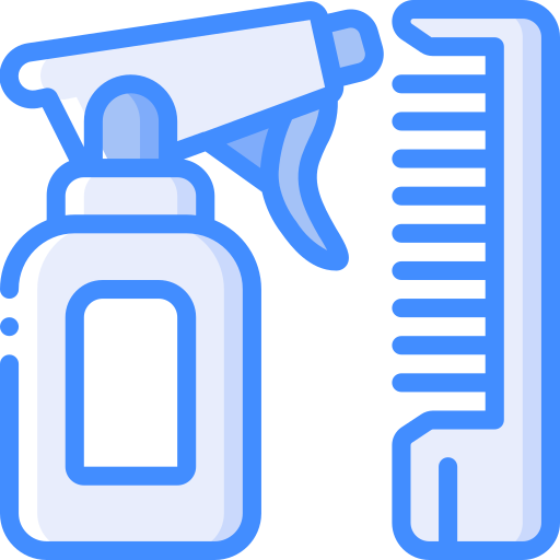 Comb Basic Miscellany Blue icon