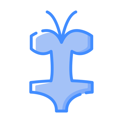 One piece bikini Generic Blue icon