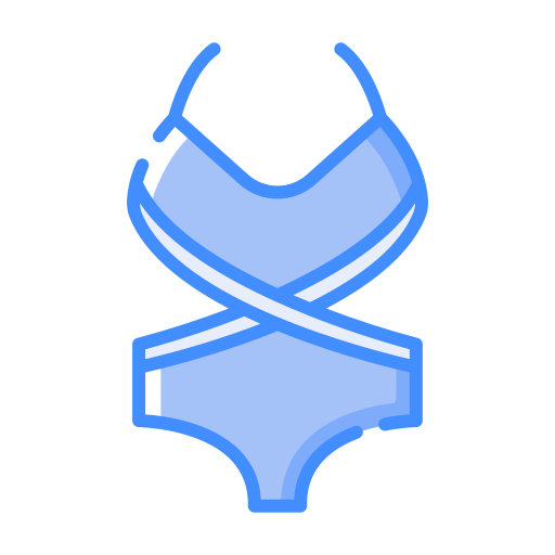 bikini de una pieza Generic Blue icono