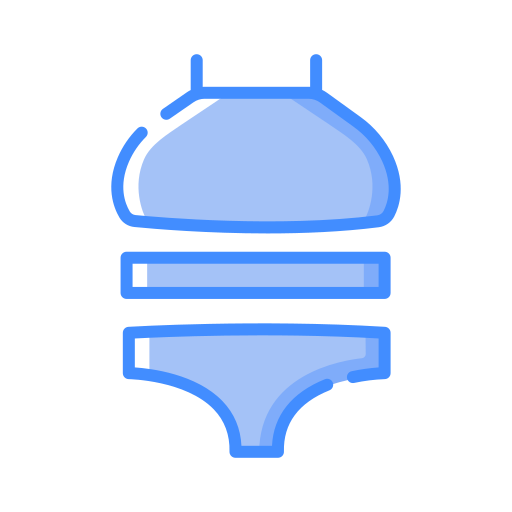 One piece bikini Generic Blue icon