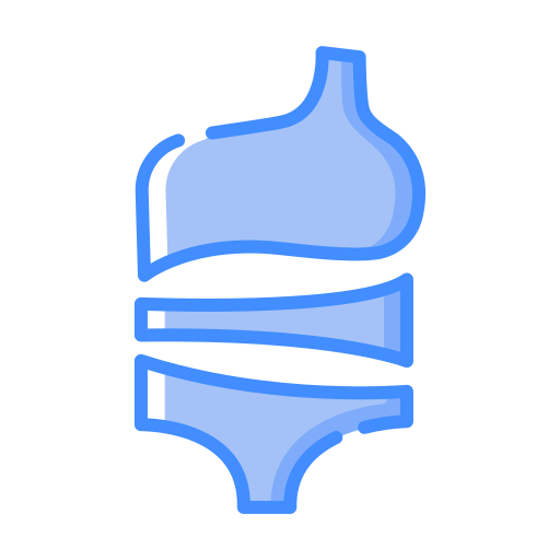 einteiliger bikini Generic Blue icon