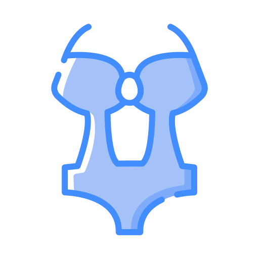 bikini intero Generic Blue icona