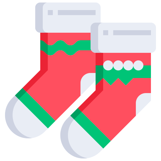 Рождественский носок Justicon Flat иконка