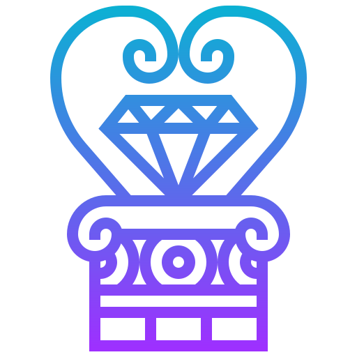 Diamond Meticulous Gradient icon