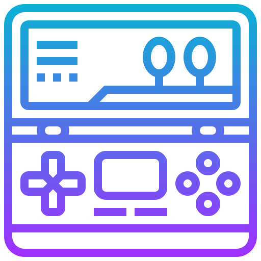 Game console Meticulous Gradient icon