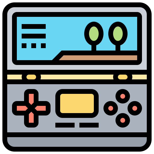 consola de juego Meticulous Lineal Color icono