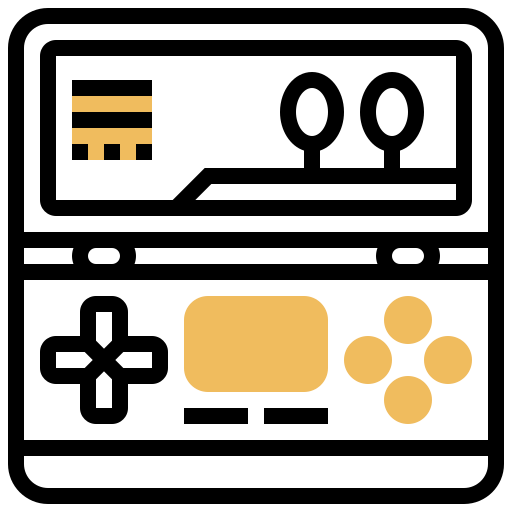 consola de juego Meticulous Yellow shadow icono