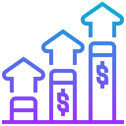 Revenue Meticulous Gradient icon