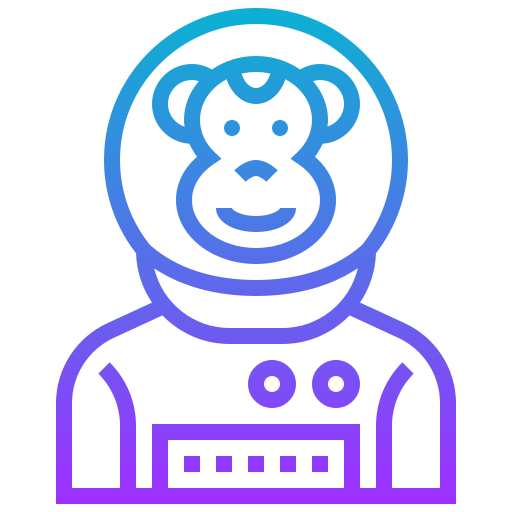 małpa Meticulous Gradient ikona