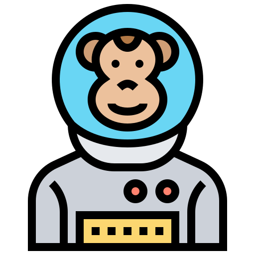 małpa Meticulous Lineal Color ikona