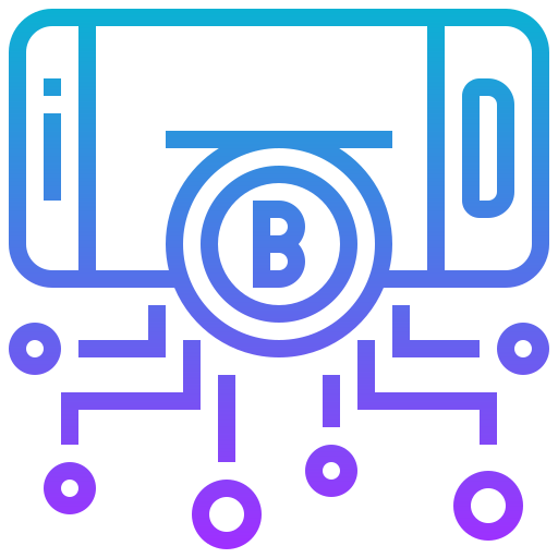 bitcoin Meticulous Gradient icona