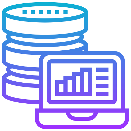 base de datos Meticulous Gradient icono