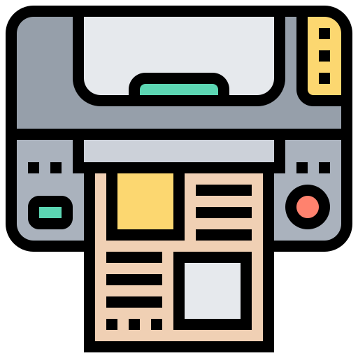 Printer Meticulous Lineal Color icon