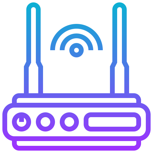 routeur Meticulous Gradient Icône