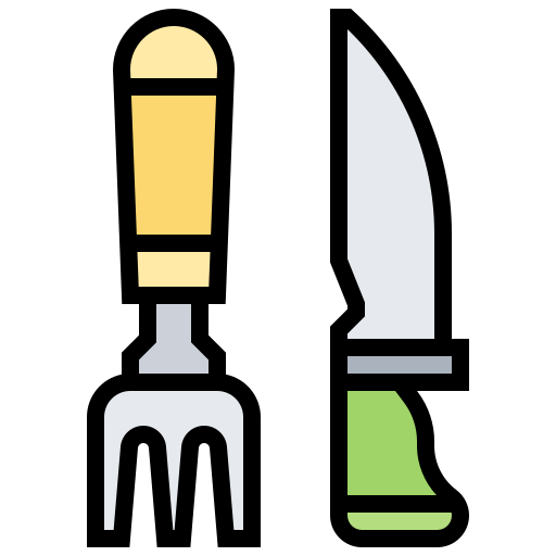 cuchillo Meticulous Lineal Color icono
