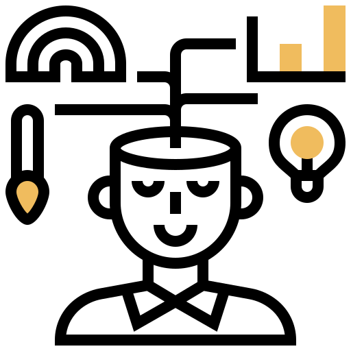 vaardigheid Meticulous Yellow shadow icoon