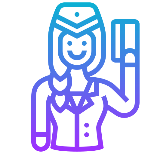 Hostess Meticulous Gradient icon