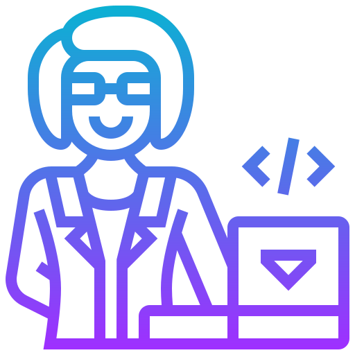 Programmer Meticulous Gradient icon