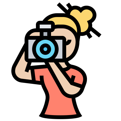 Photographer Meticulous Lineal Color icon