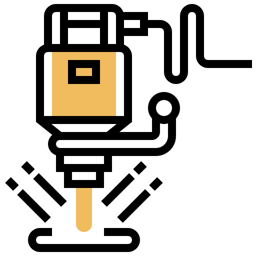 martillo neumático Meticulous Yellow shadow icono
