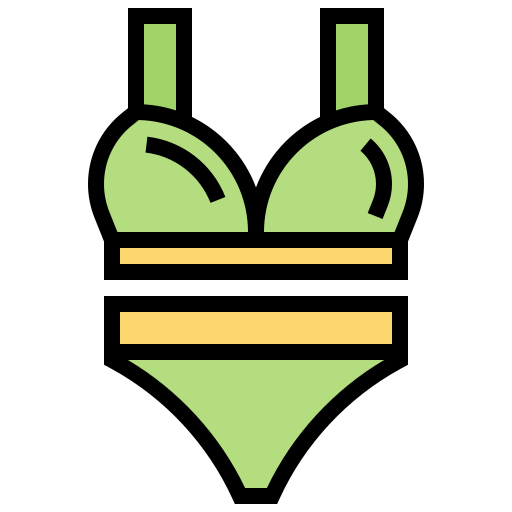 bikini Meticulous Lineal Color ikona