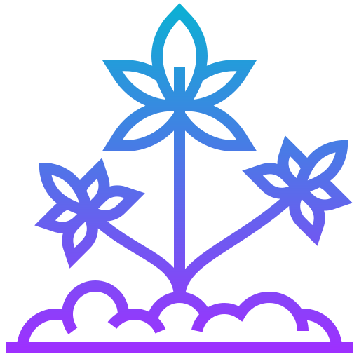 Cannabis Meticulous Gradient icon