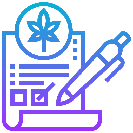 cannabis Meticulous Gradient Icône