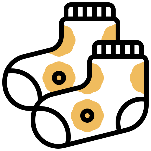 skarpety Meticulous Yellow shadow ikona