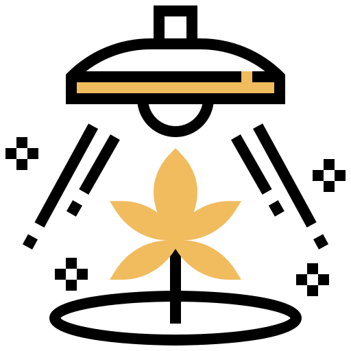 Cannabis Meticulous Yellow shadow icon