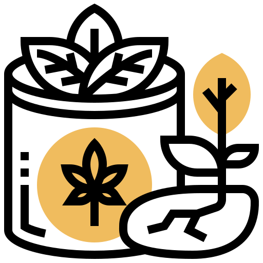 konopie indyjskie Meticulous Yellow shadow ikona